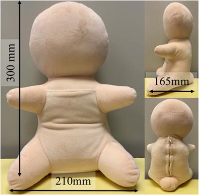 A Minimal Design of a Human Infant Presence: A Case Study Toward Interactive Doll Therapy for Older Adults With Dementia